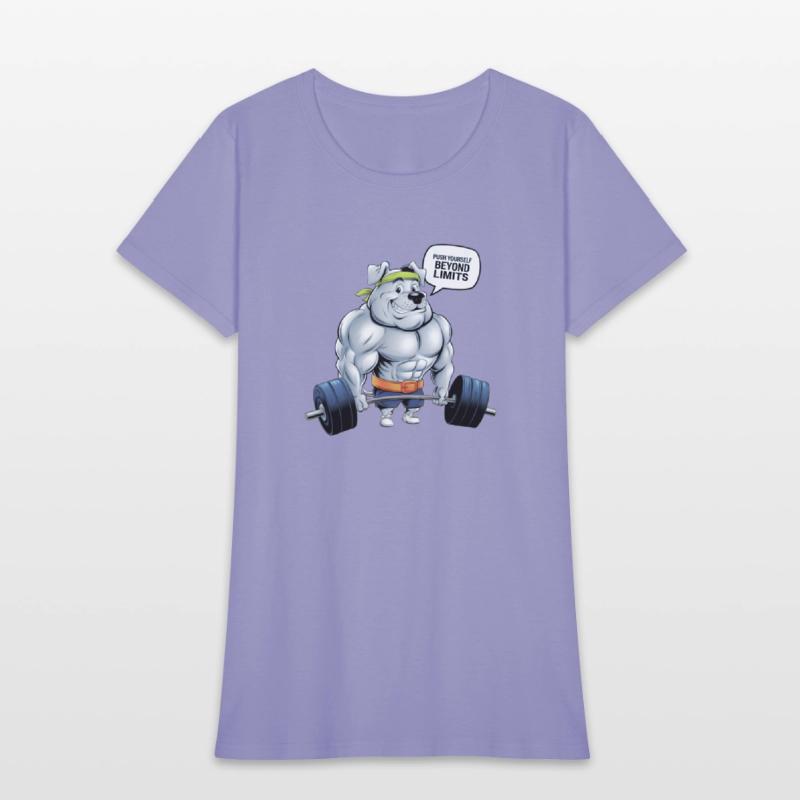 Muscular Dog Gym T-Shirt: Push Beyond Limits