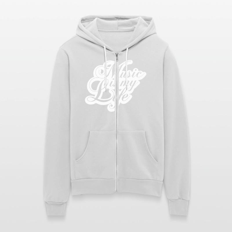 Music is my Life Love Saying Text Lettering Logo