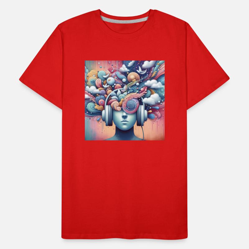 Music Lover T-shirt, Soundwave Art Tee