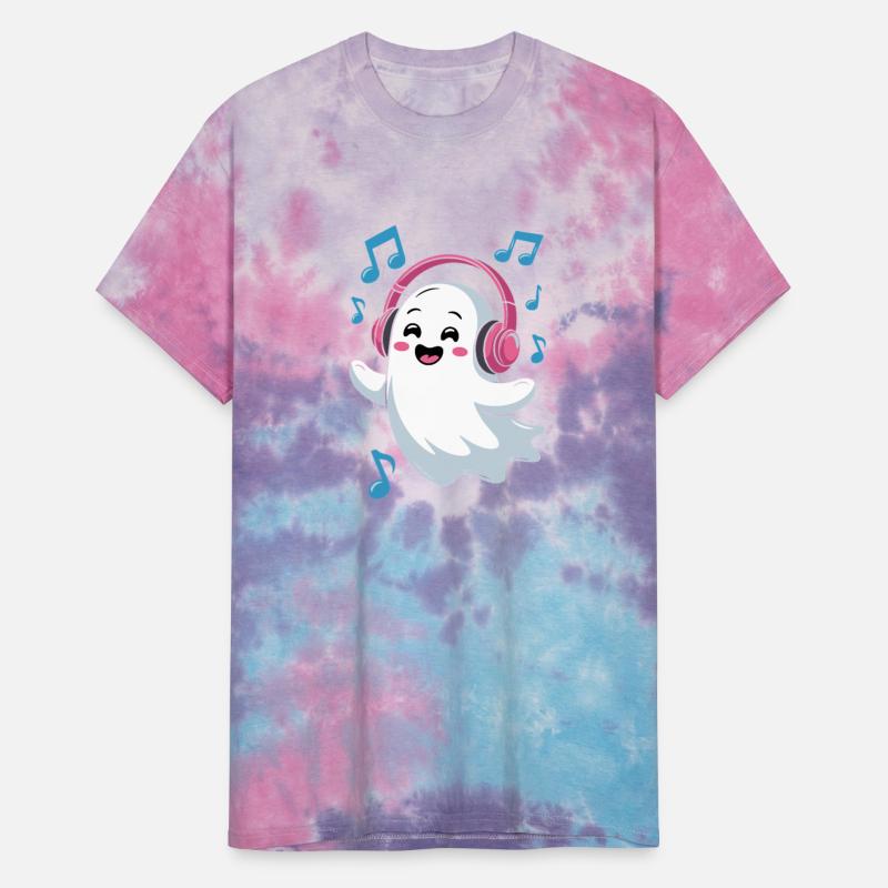 Music-loving Ghost with Headphones