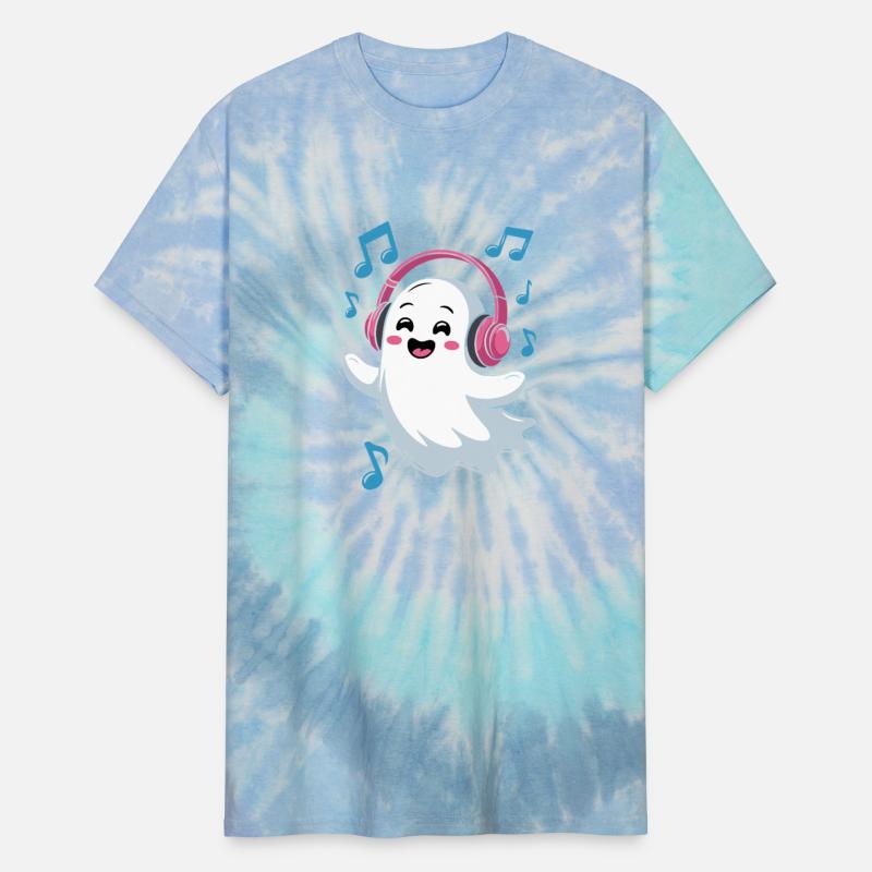 Music-loving Ghost with Headphones
