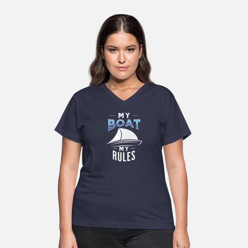 My boat my rules nice t-shirt for sailors