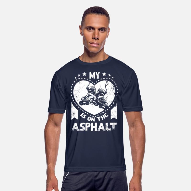My heart is on the asphalt