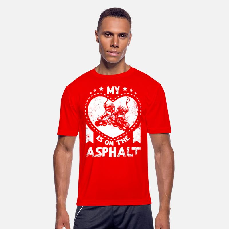 My heart is on the asphalt