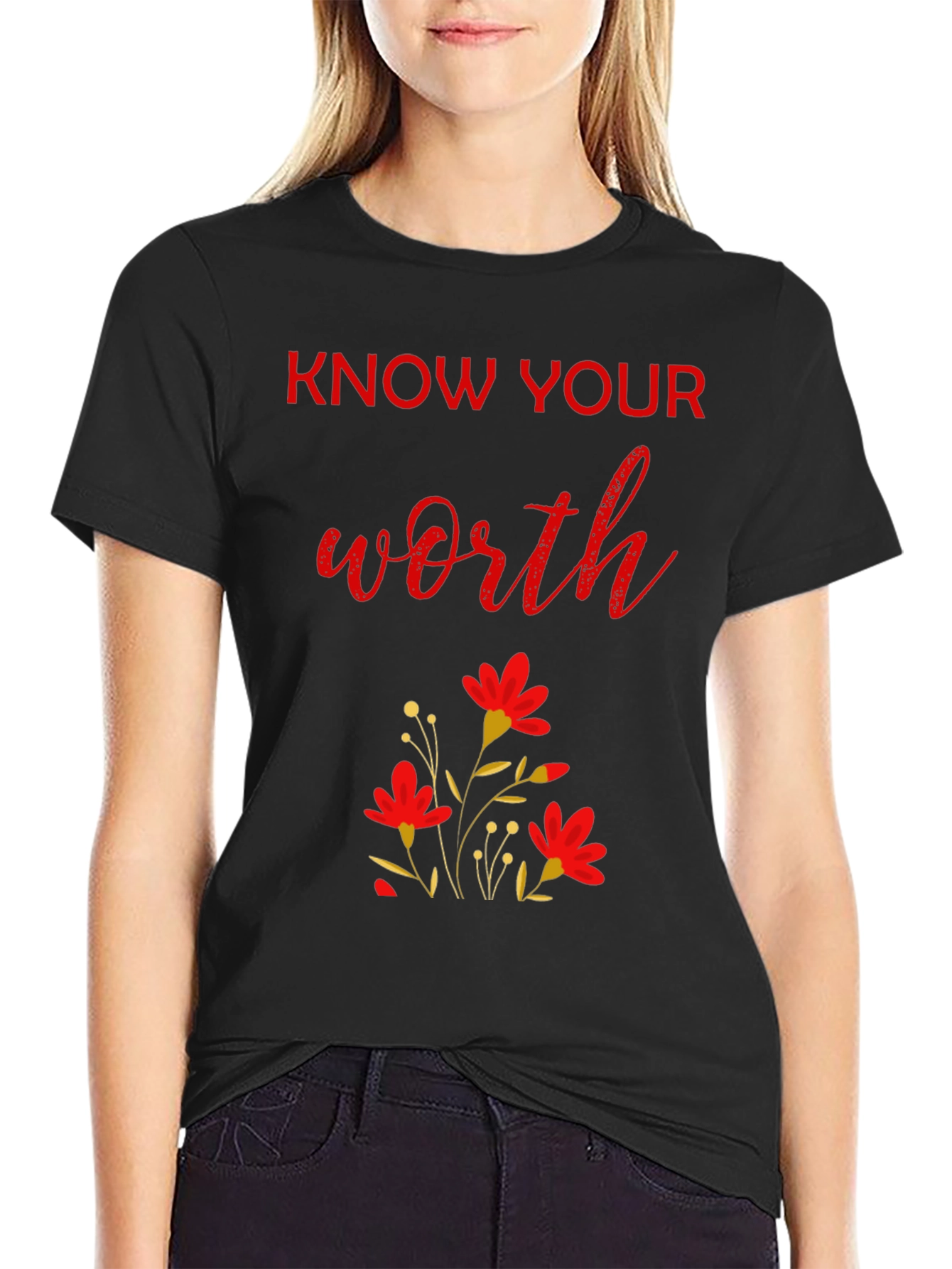 Know Your Worth Graphic T-Shirt