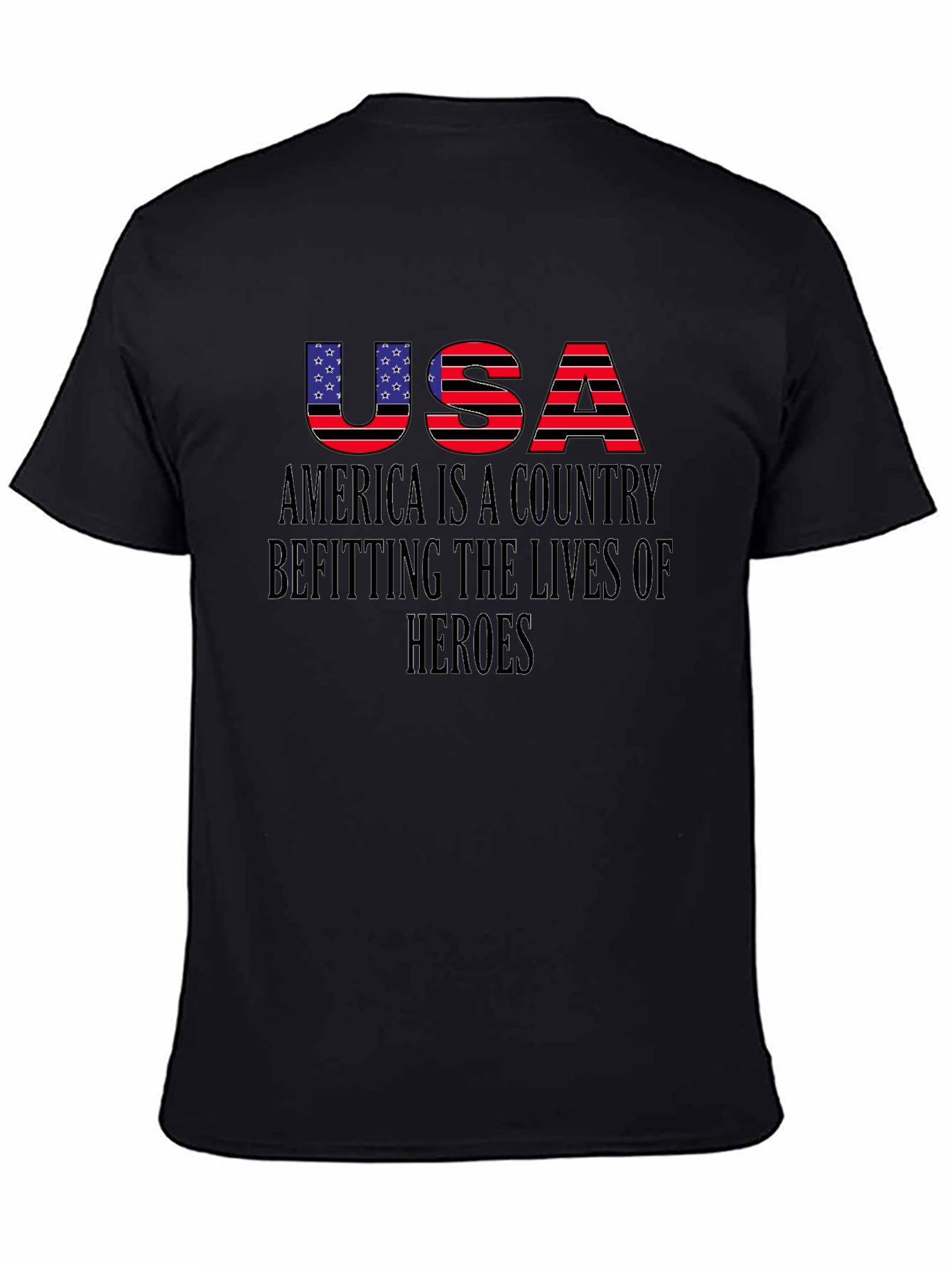 USA Patriotic T-Shirt - Heroes Edition