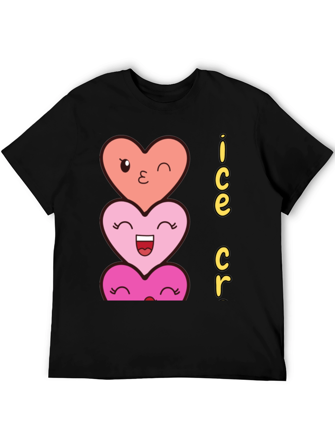 Cute Ice Cream Hearts T-Shirt