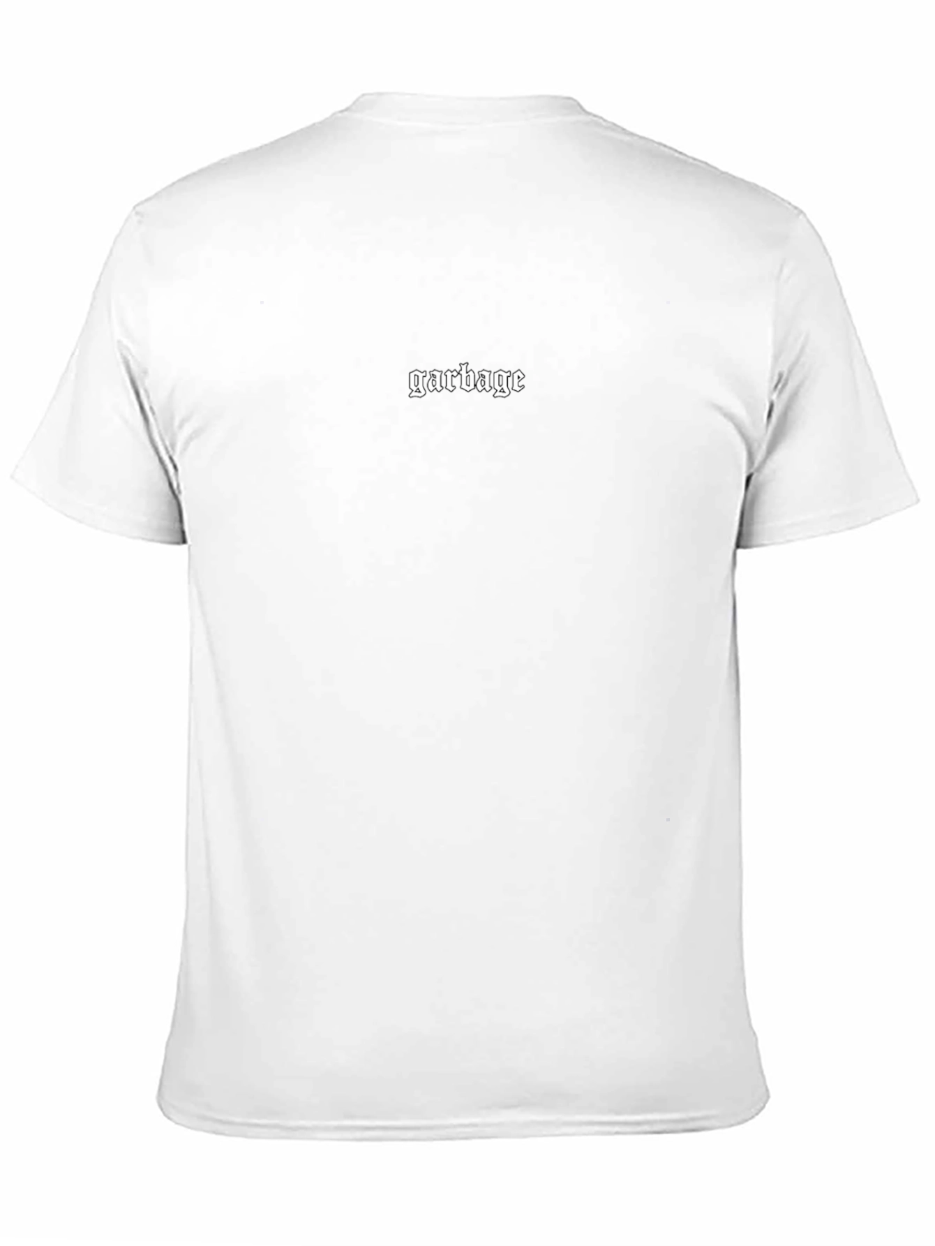 Garbage Graphic Print Black Crew Neck T-Shirt