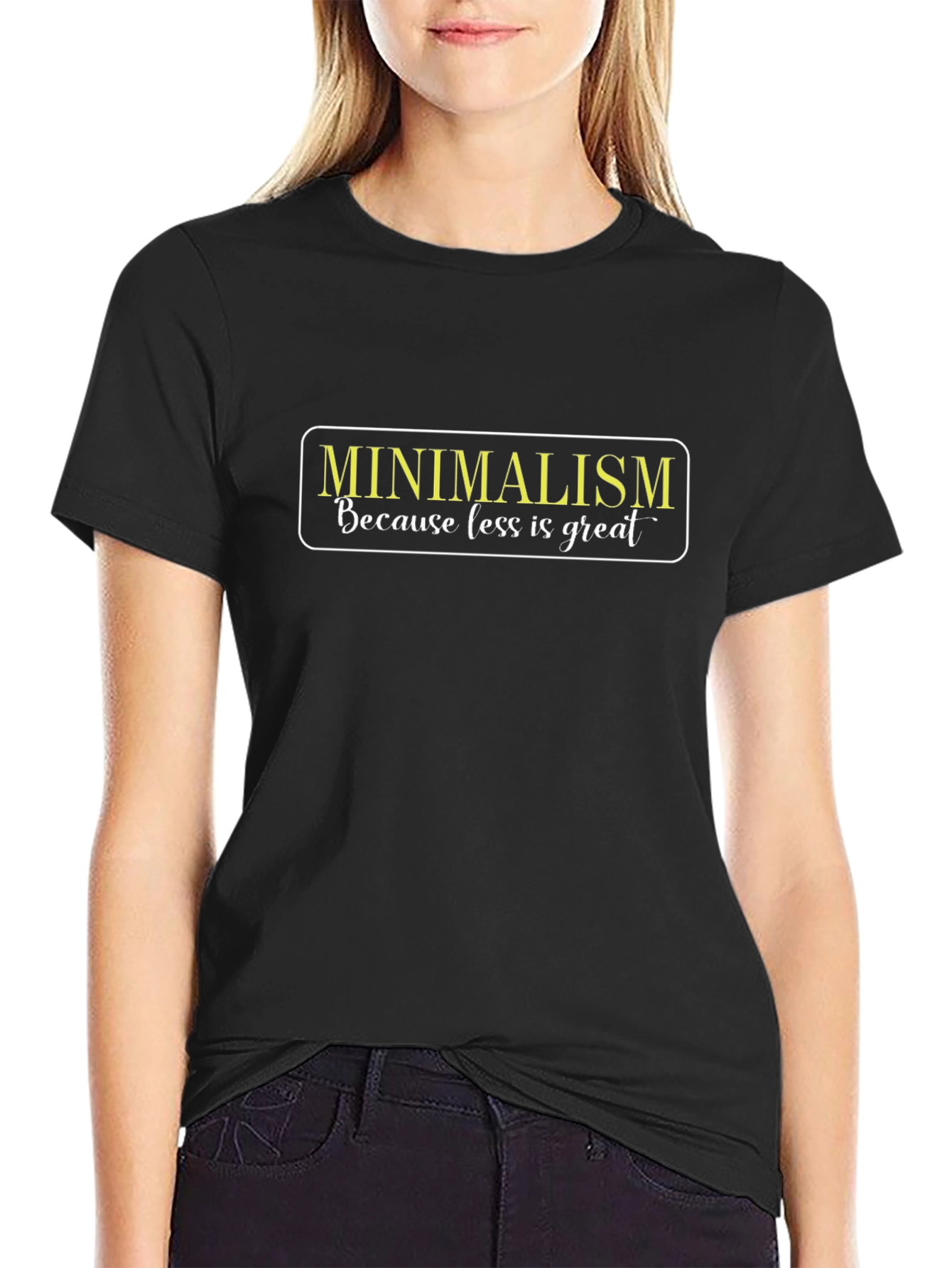 Minimalism Graphic T-Shirt - Less is Great Tee
