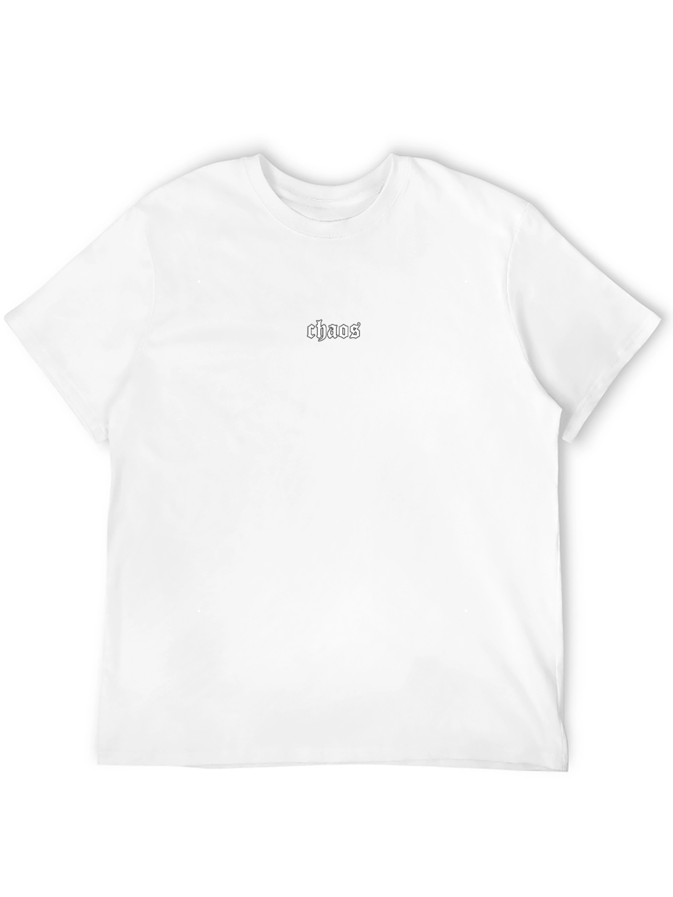 Chaos Graphic Print Black T-Shirt
