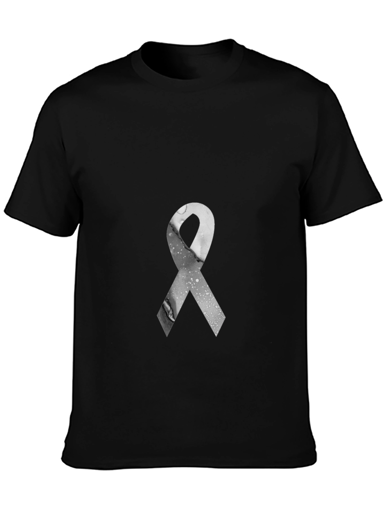 Awareness Ribbon Graphic Tee - Unisex Black T-Shirt