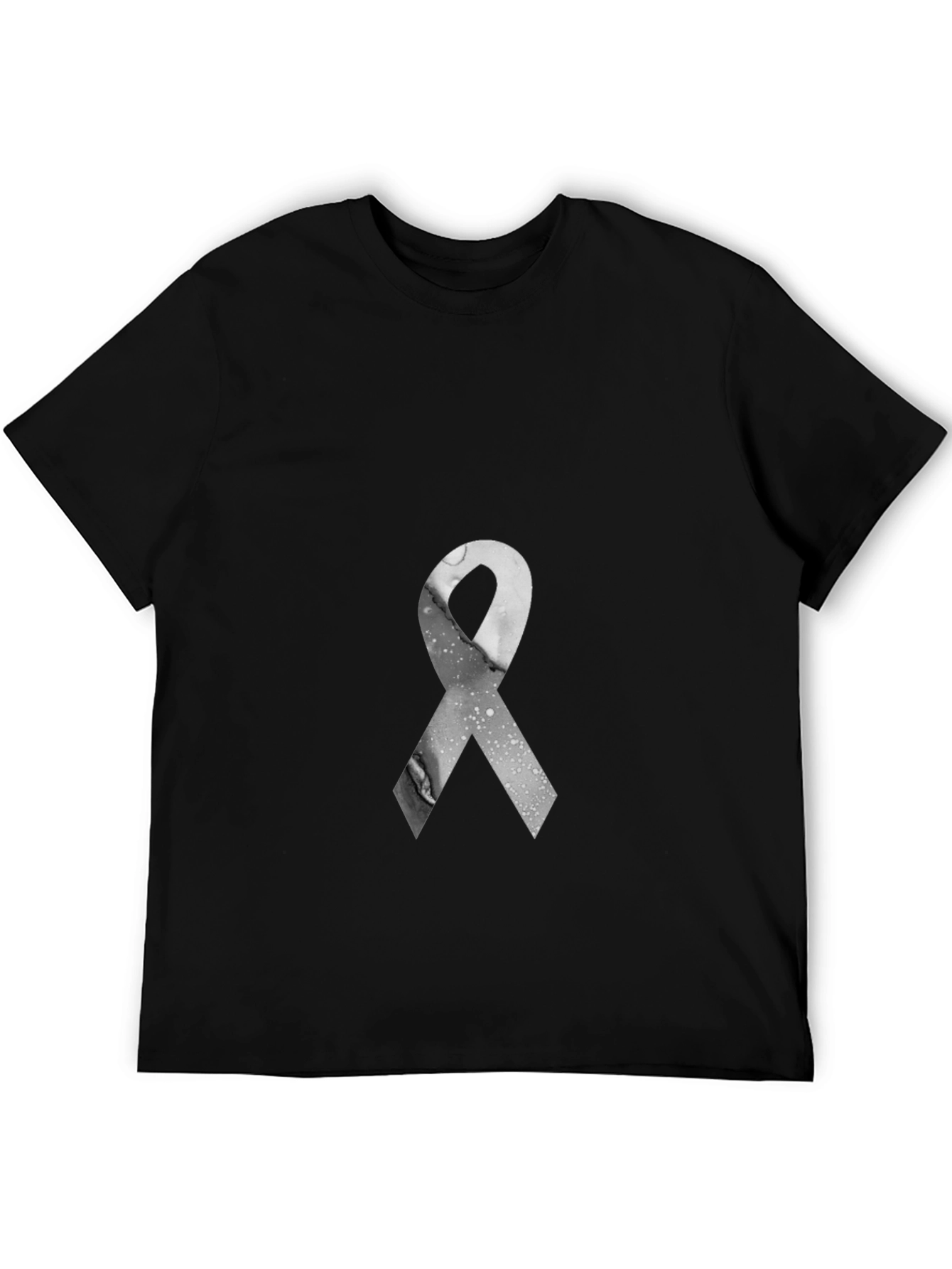 Awareness Ribbon Graphic Tee - Unisex Black T-Shirt
