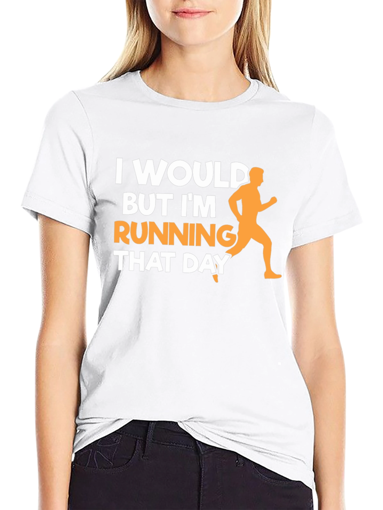 Funny Running T-Shirt: I Would But Im Running