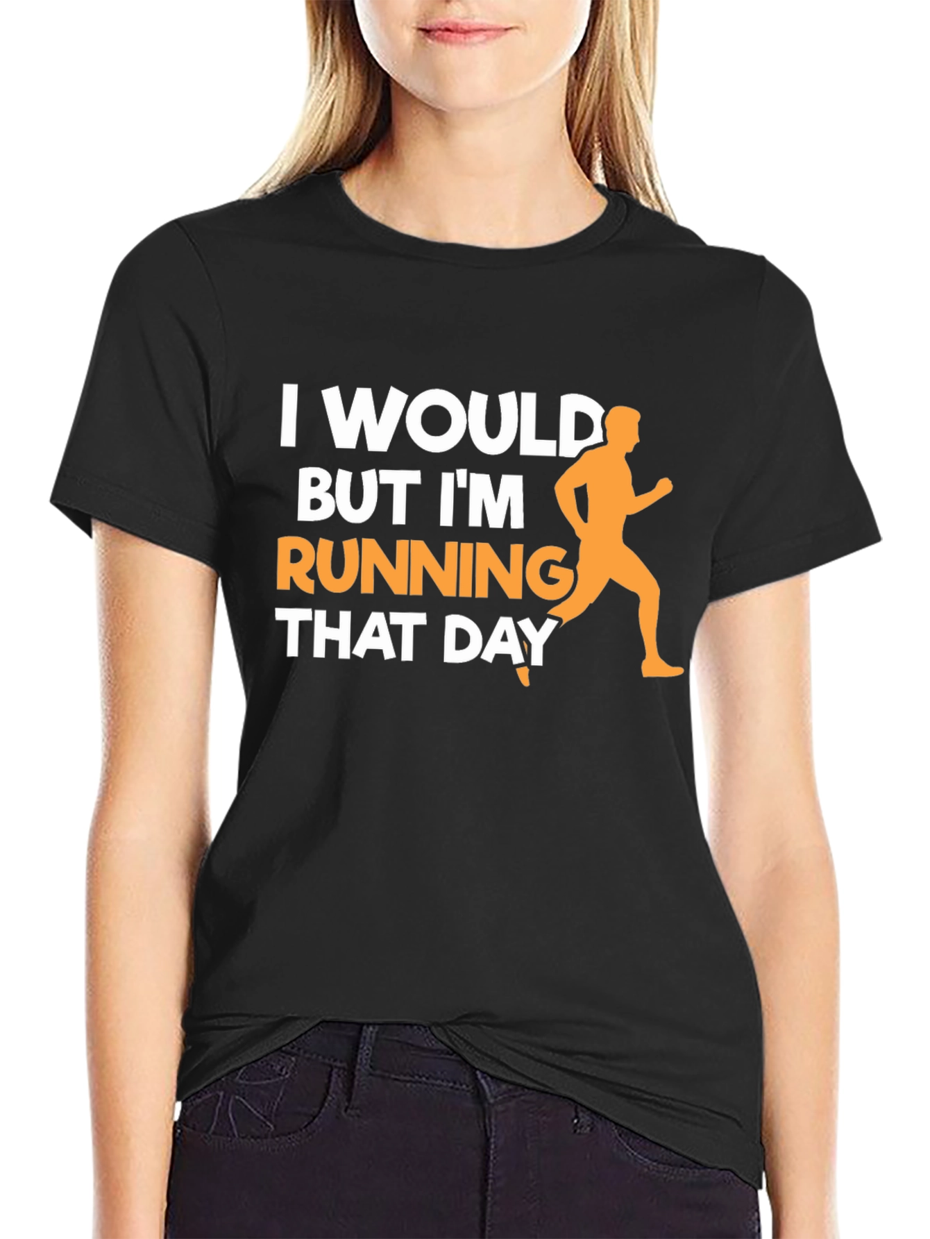 Funny Running T-Shirt: I Would But Im Running