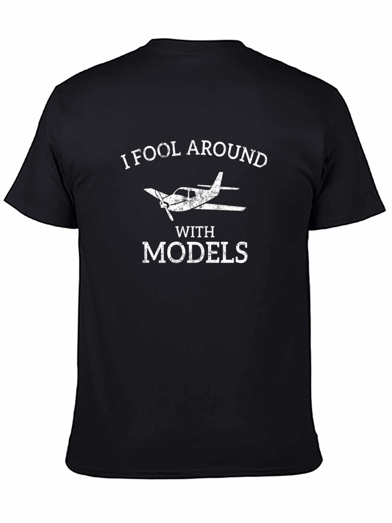 I Fool Around With Models Airplane Graphic T-Shirt