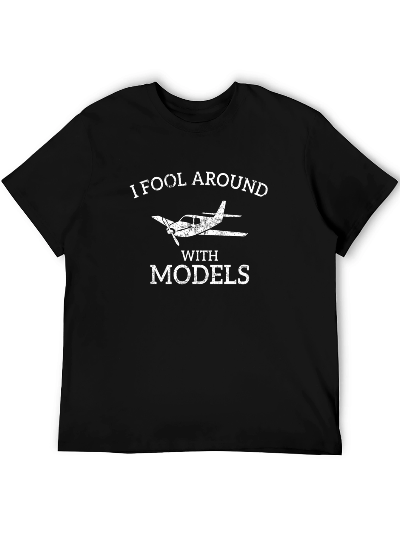 I Fool Around With Models Airplane Graphic T-Shirt