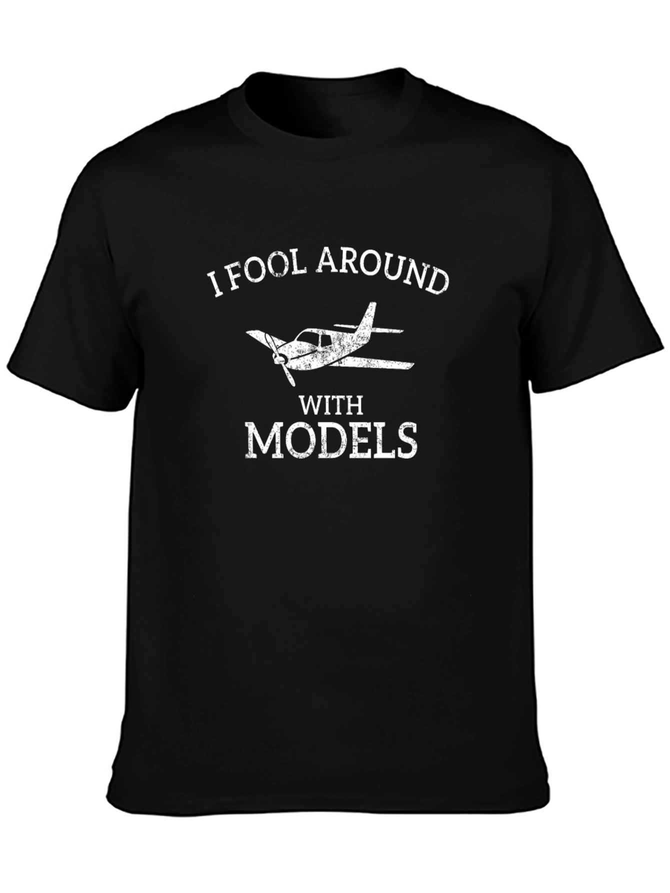 I Fool Around With Models Airplane Graphic T-Shirt