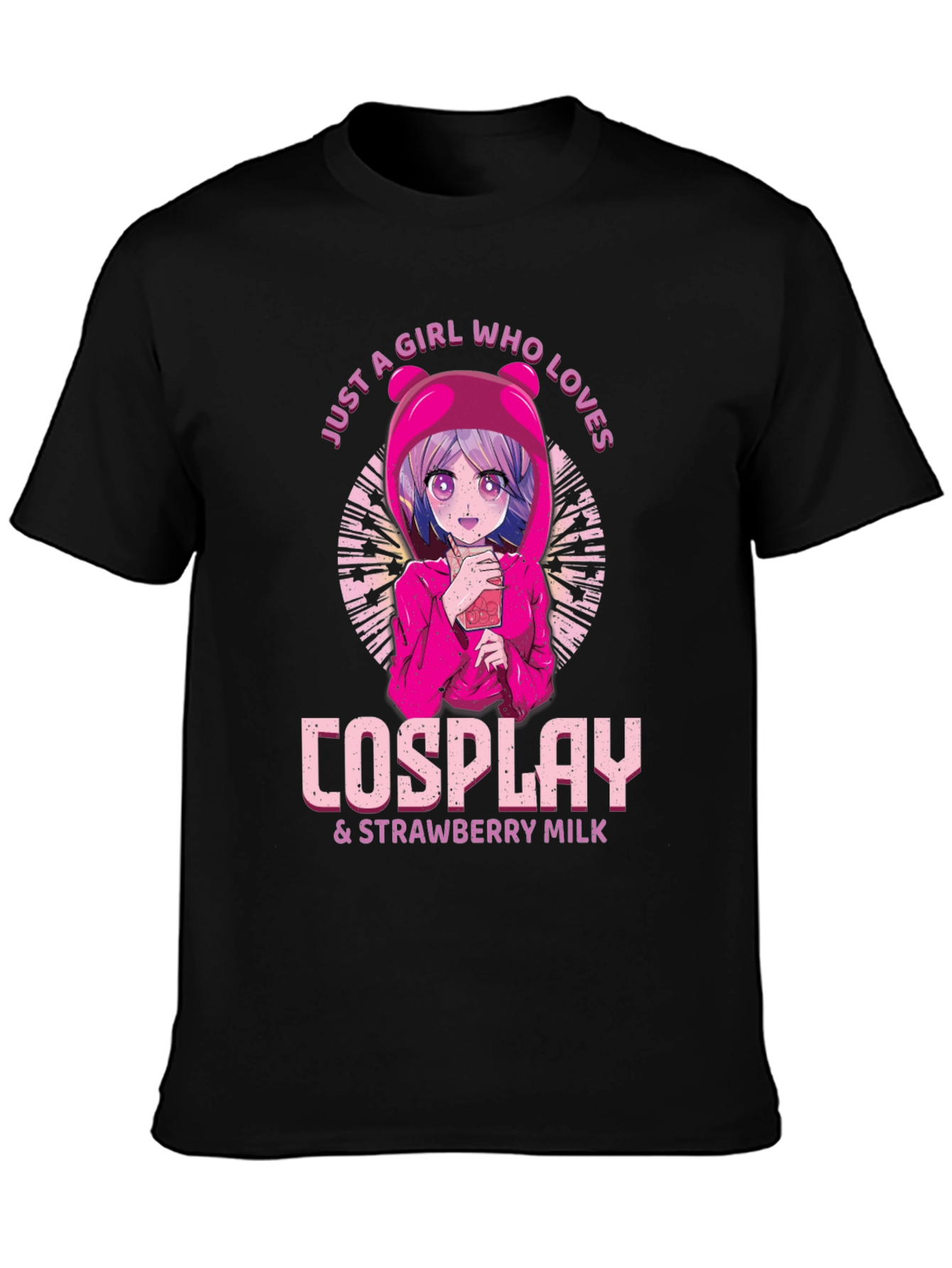 Cosplay & Strawberry Milk Anime T-Shirt