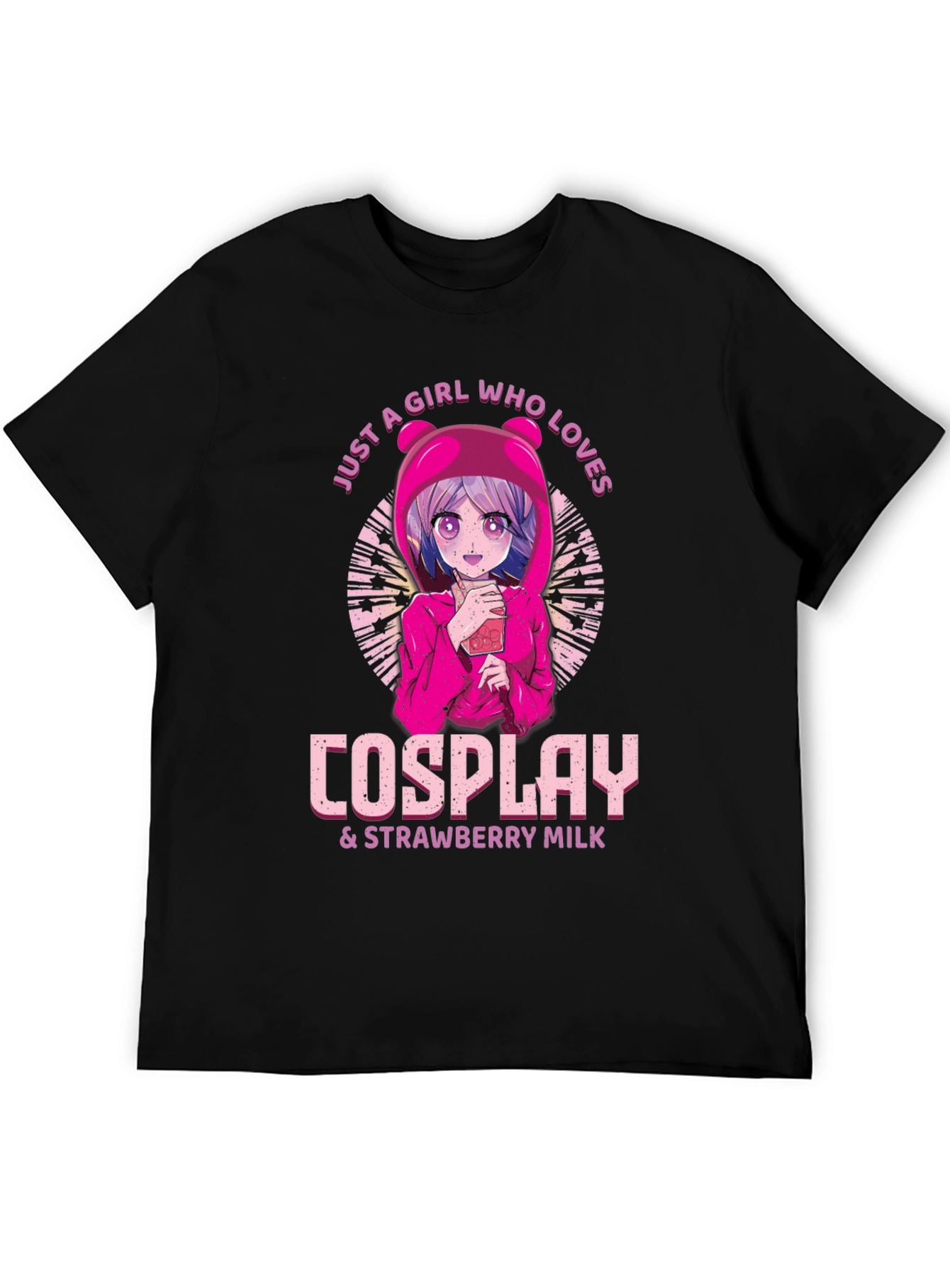Cosplay & Strawberry Milk Anime T-Shirt