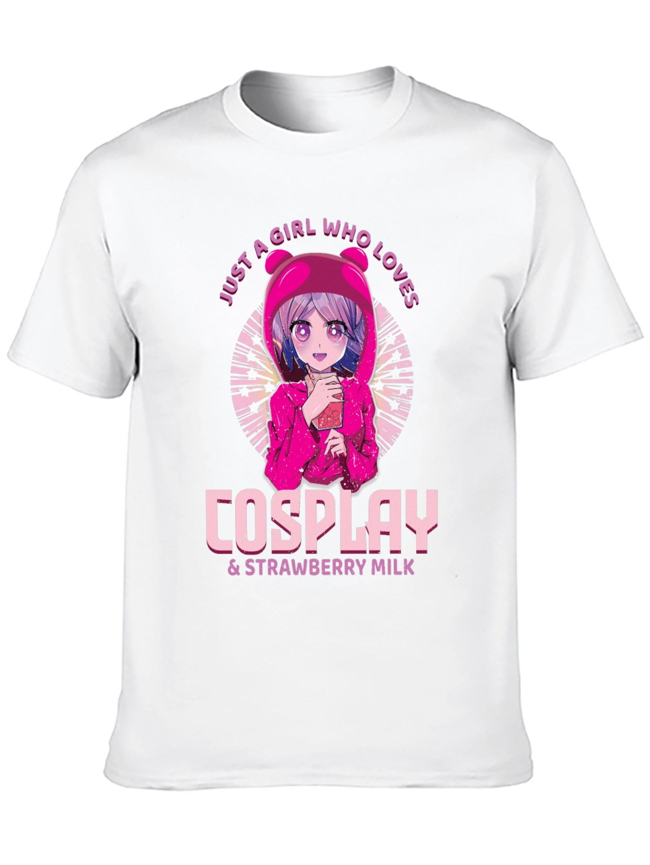 Cosplay & Strawberry Milk Anime T-Shirt