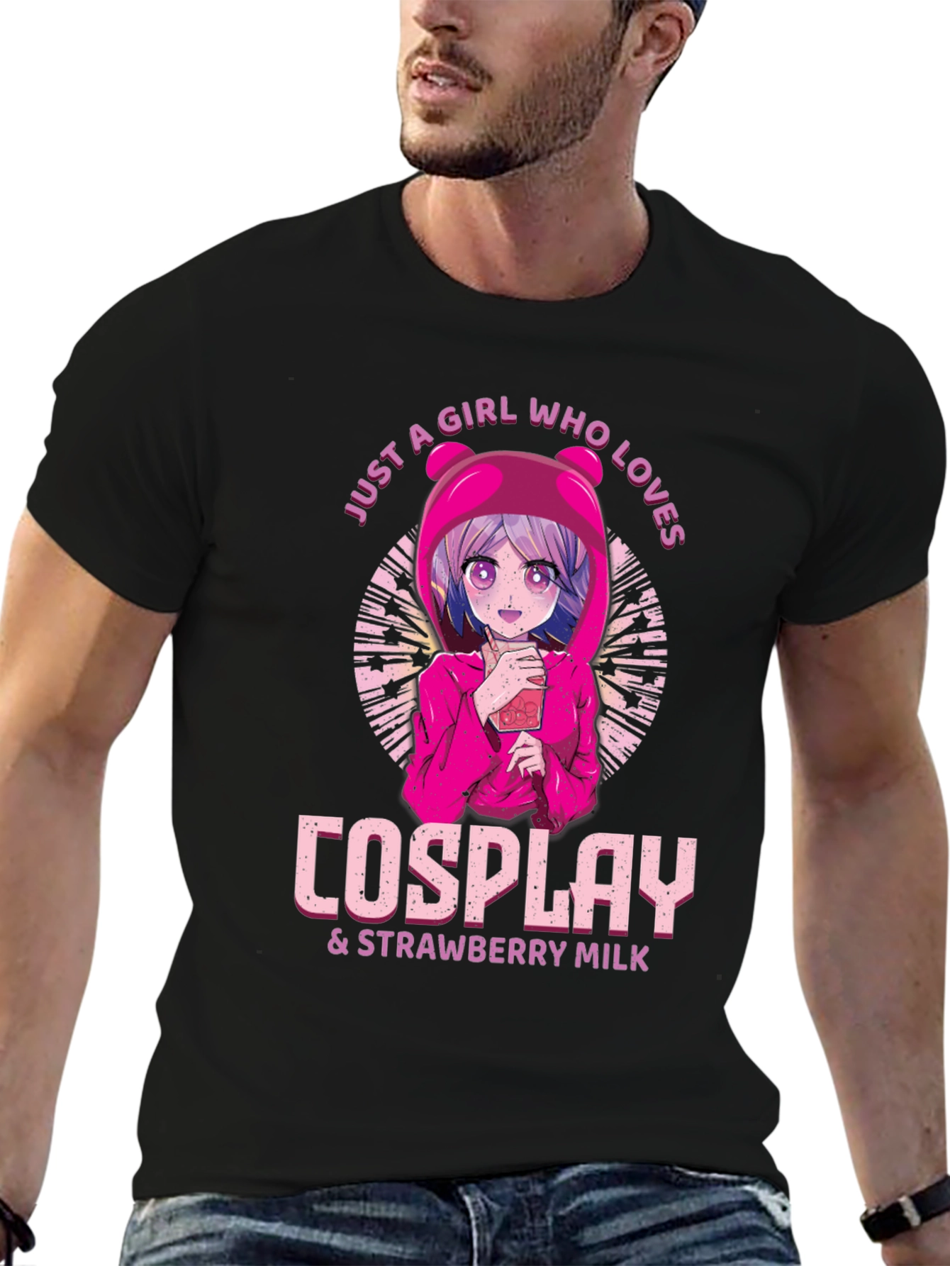 Cosplay & Strawberry Milk Anime T-Shirt