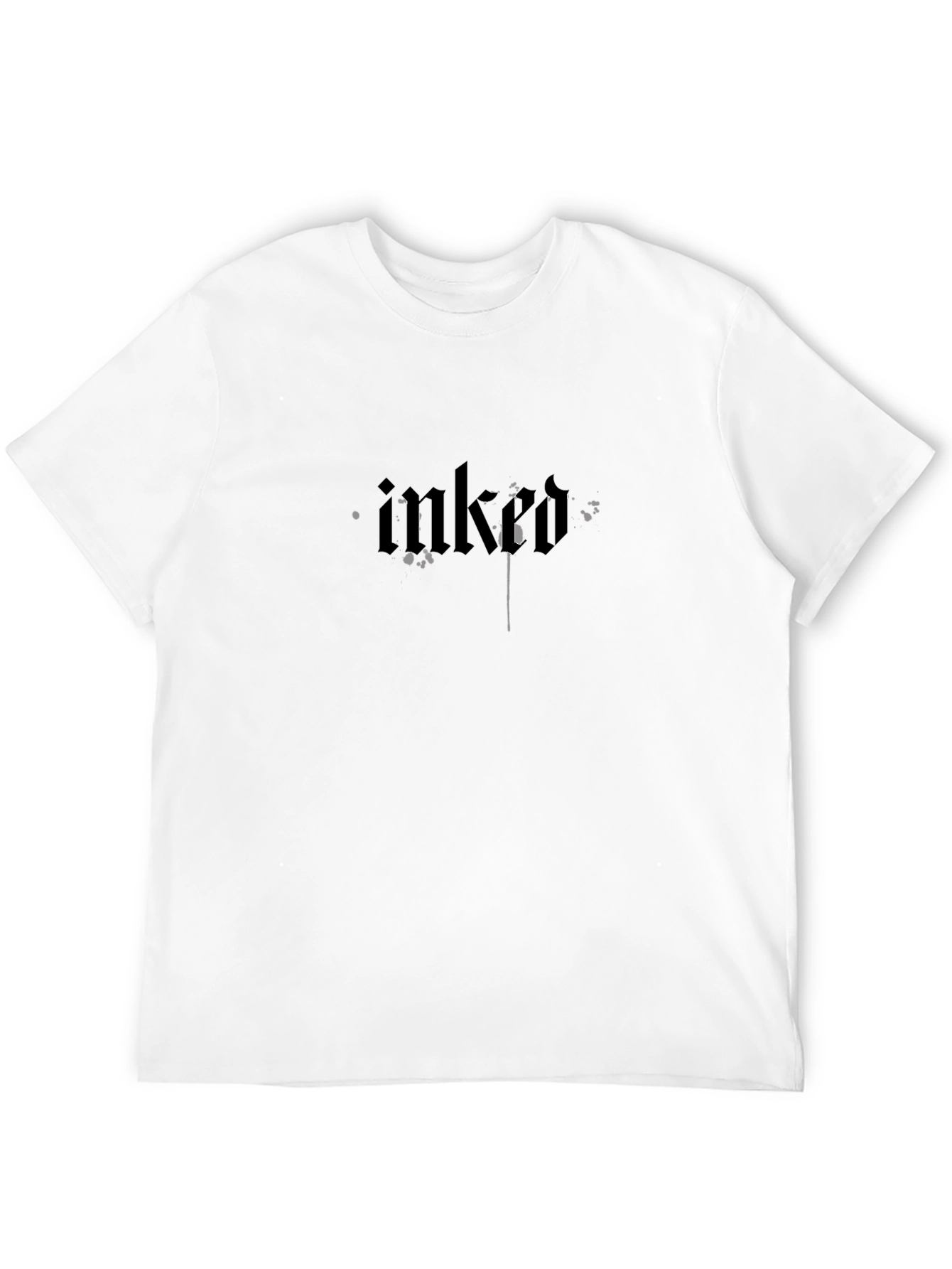 Inked Graphic Tee - Black Short Sleeve