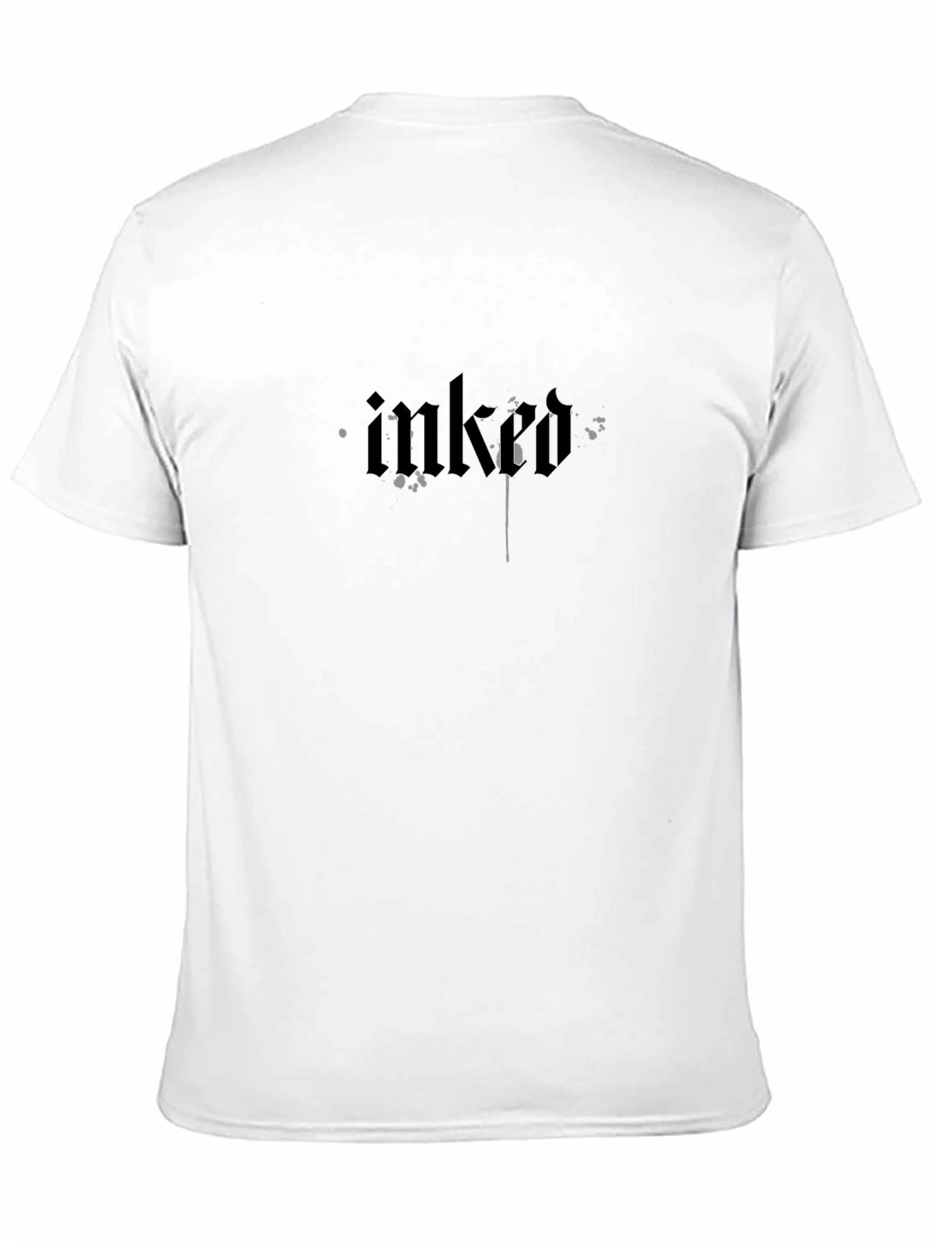 Inked Graphic Tee - Black Short Sleeve