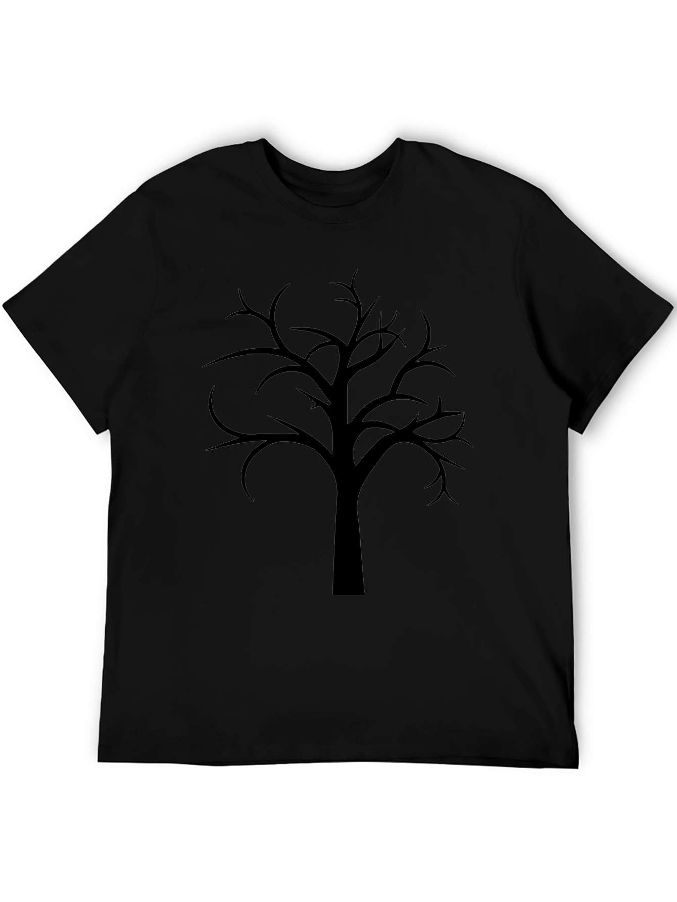 Black Tree Graphic Tee - Stylish Casual Wear