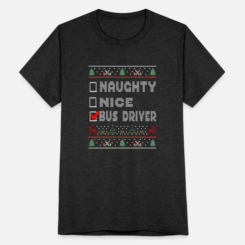 Naughty Nice Bus Driver, Matching Christmas Group