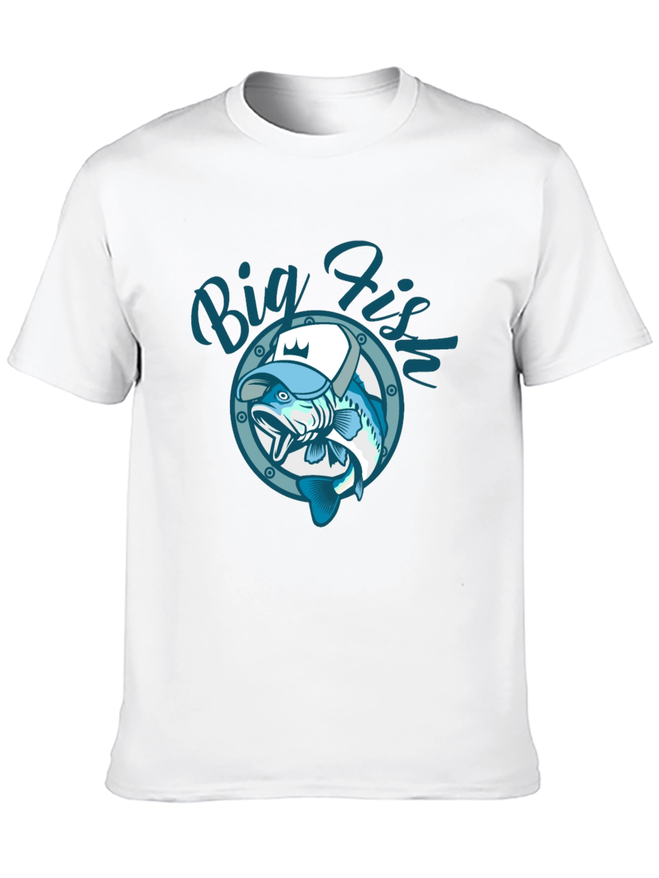 Big Fish Graphic T-Shirt Fishing Tee