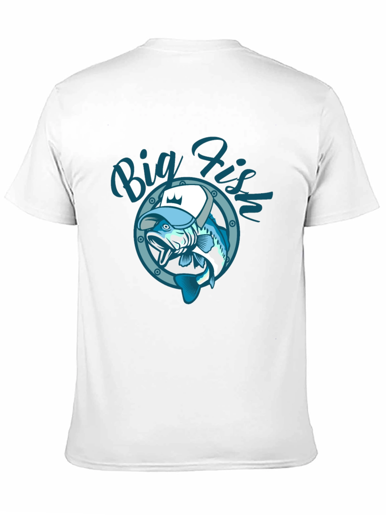 Big Fish Graphic T-Shirt Fishing Tee