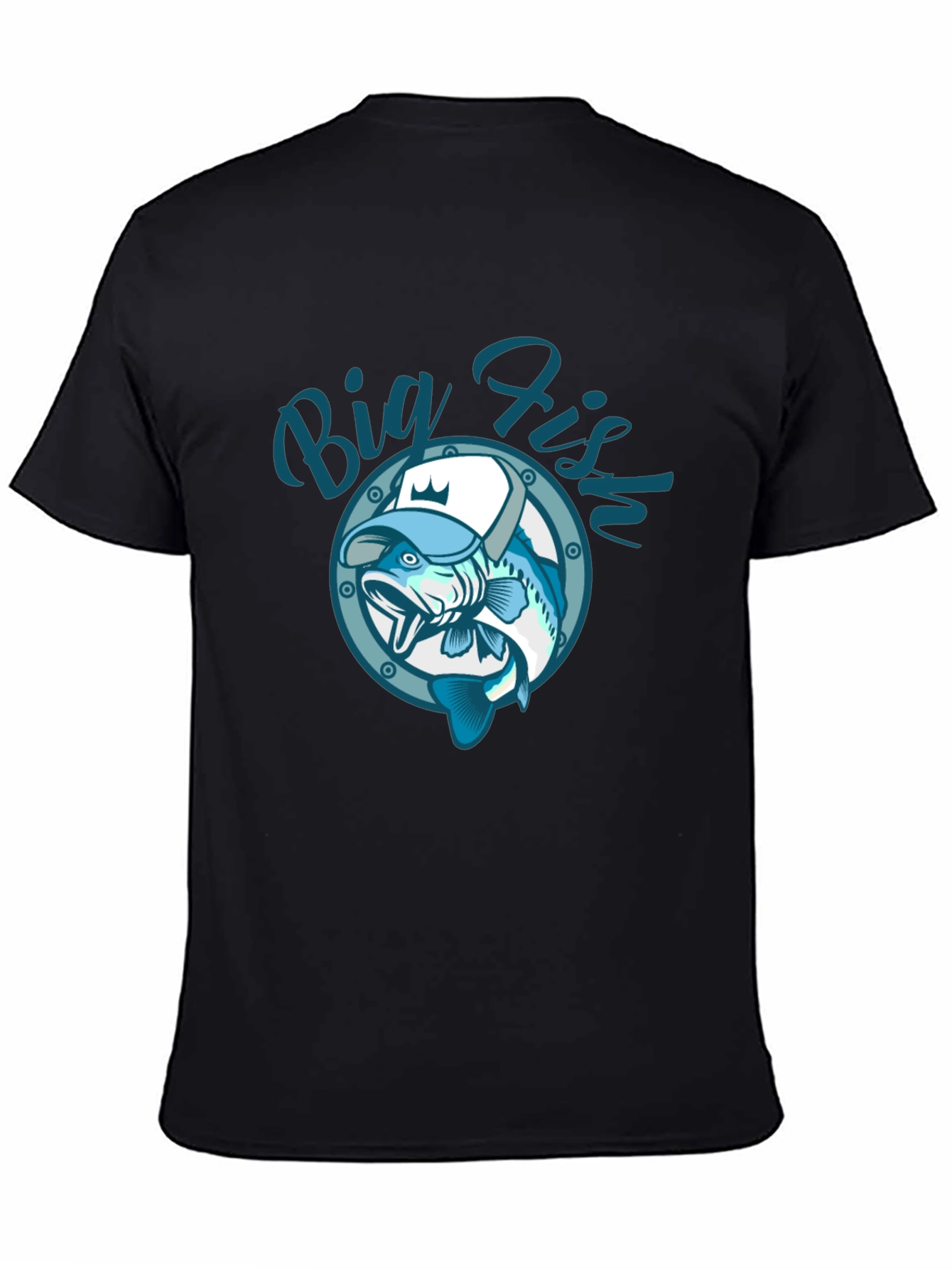 Big Fish Graphic T-Shirt Fishing Tee