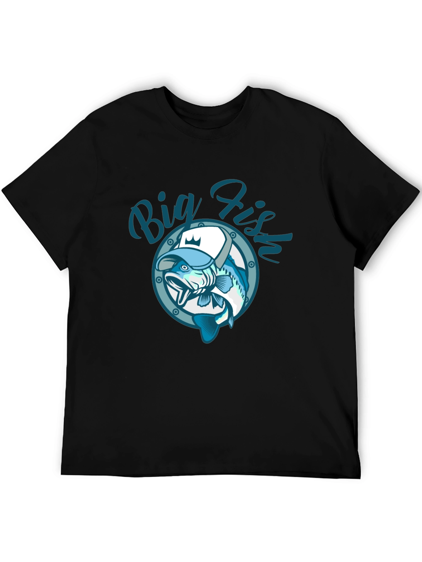 Big Fish Graphic T-Shirt Fishing Tee