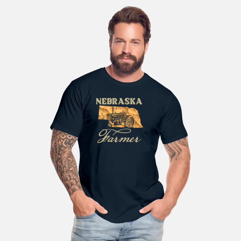 Nebraska Farmer Tractor Lover State Map Farming Lo