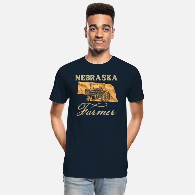 Nebraska Farmer Tractor Lover State Map Farming Lo
