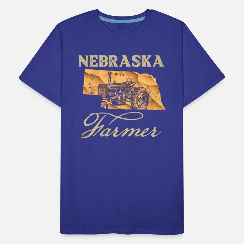 Nebraska Farmer Tractor Lover State Map Farming Lo