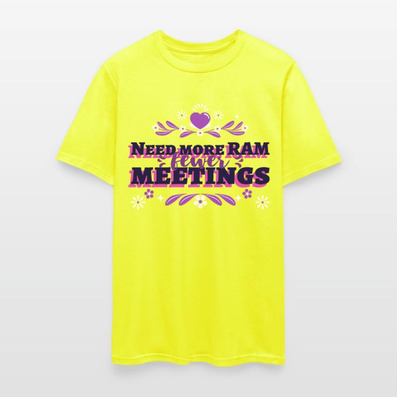 Need more RAM, fewer meetings