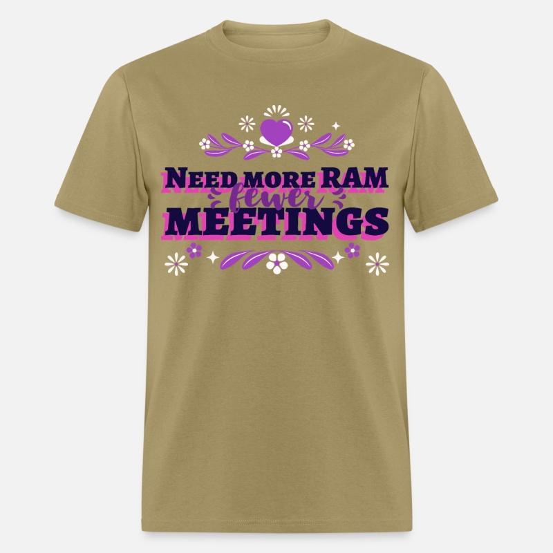 Need more RAM, fewer meetings