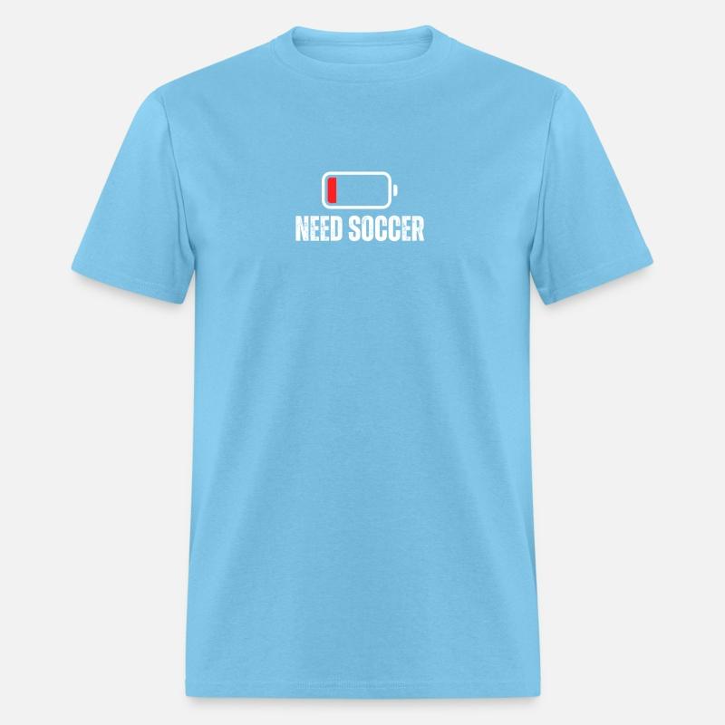 Need Soccer Low Battery Funny Soccer Player