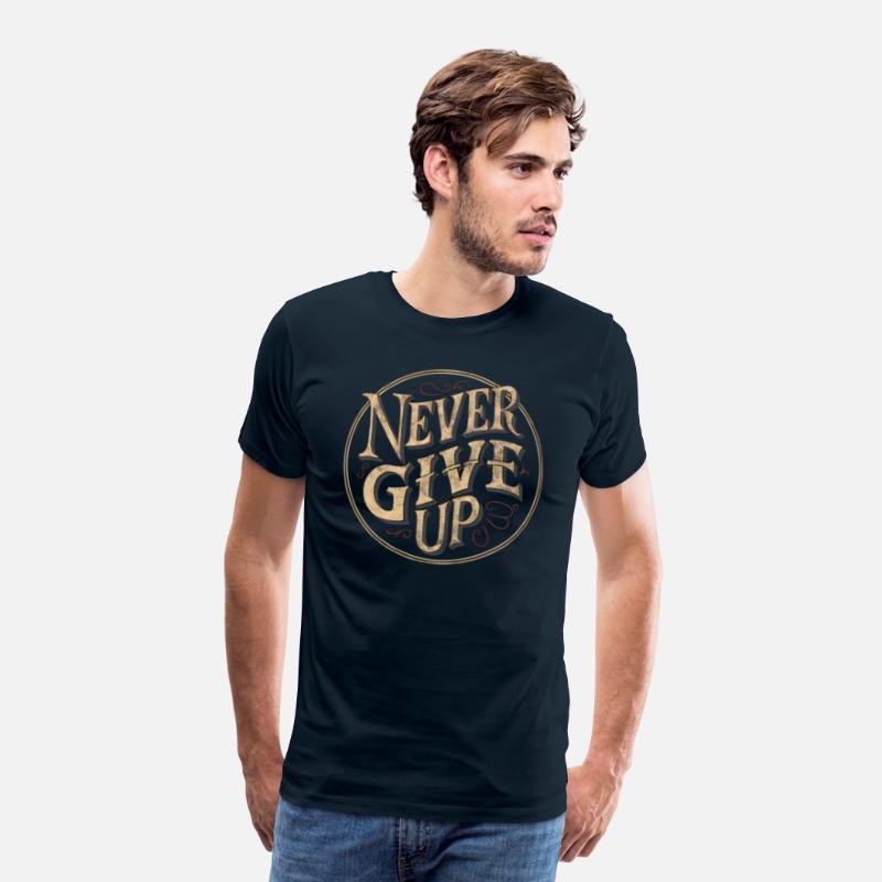 Never Give Up Inspirational Design