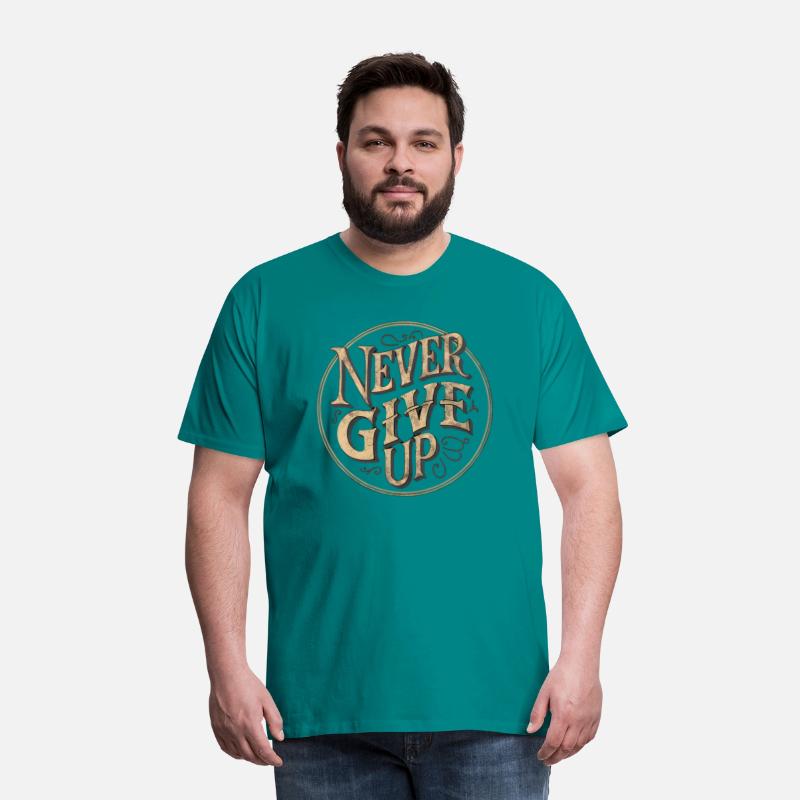 Never Give Up Inspirational Design