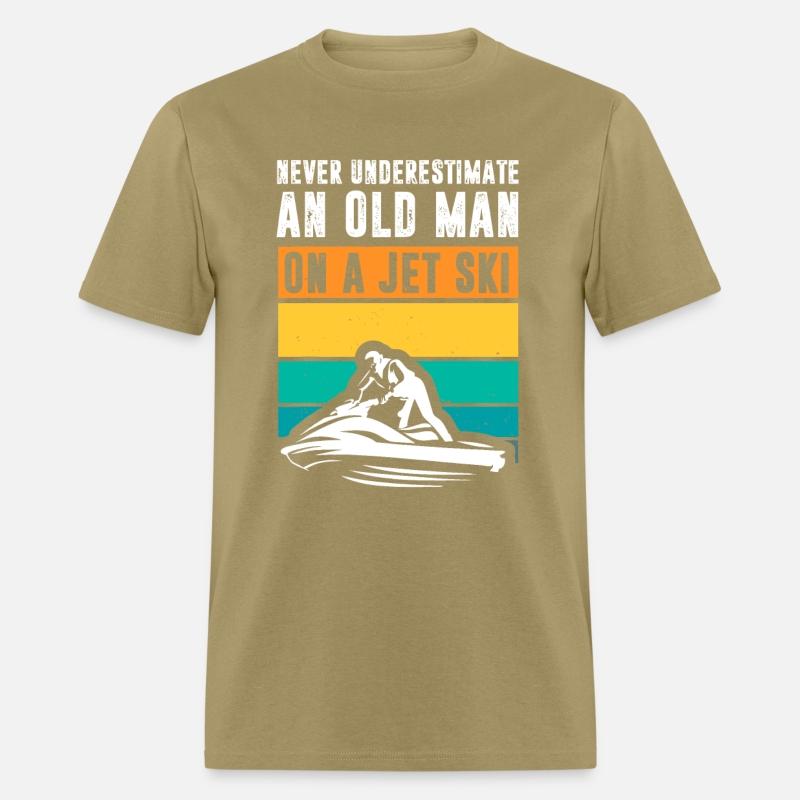Never Underestimate An Old Man Water Sport Funny J