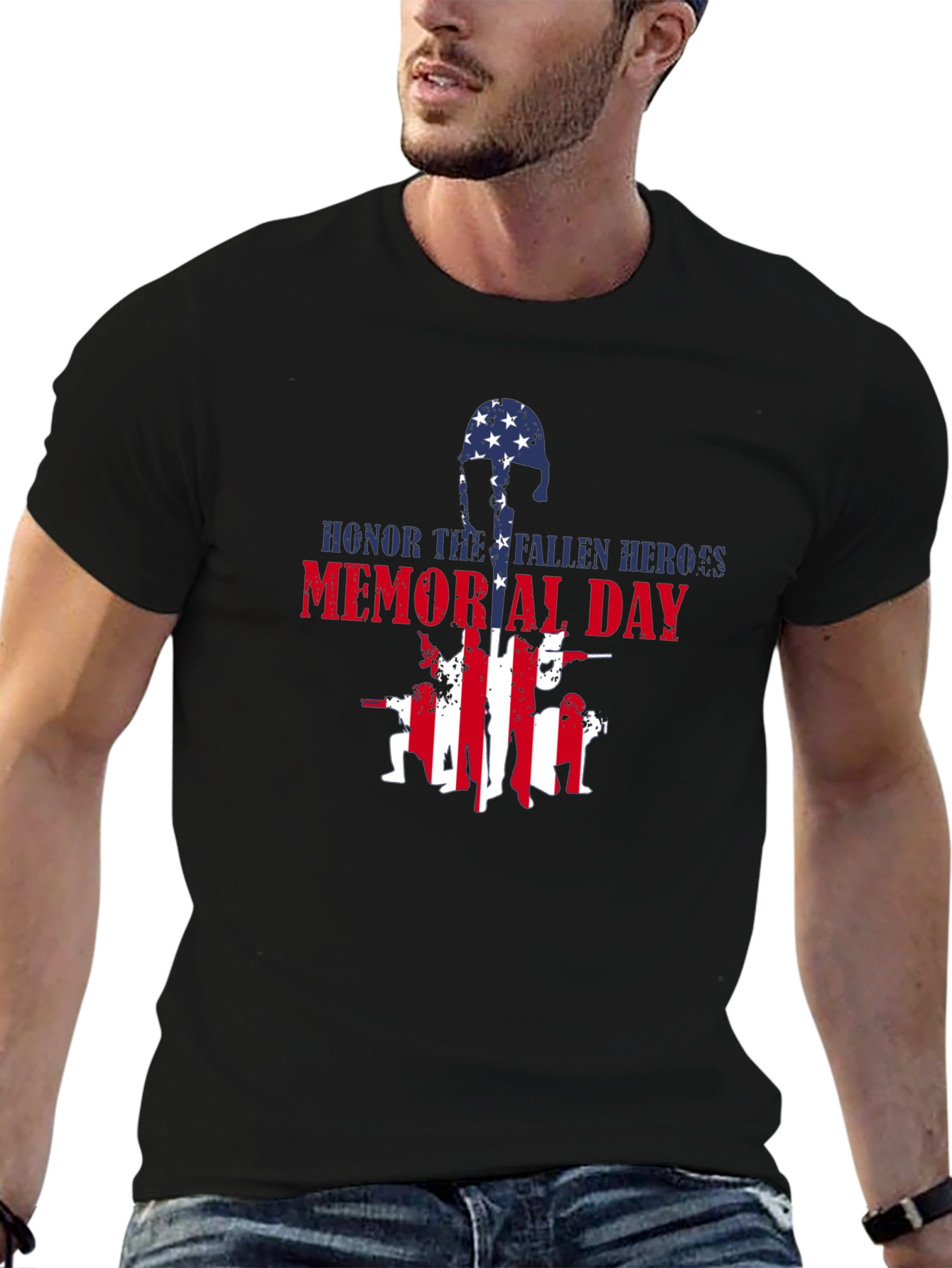 Memorial Day Fallen Heroes Graphic T-Shirt