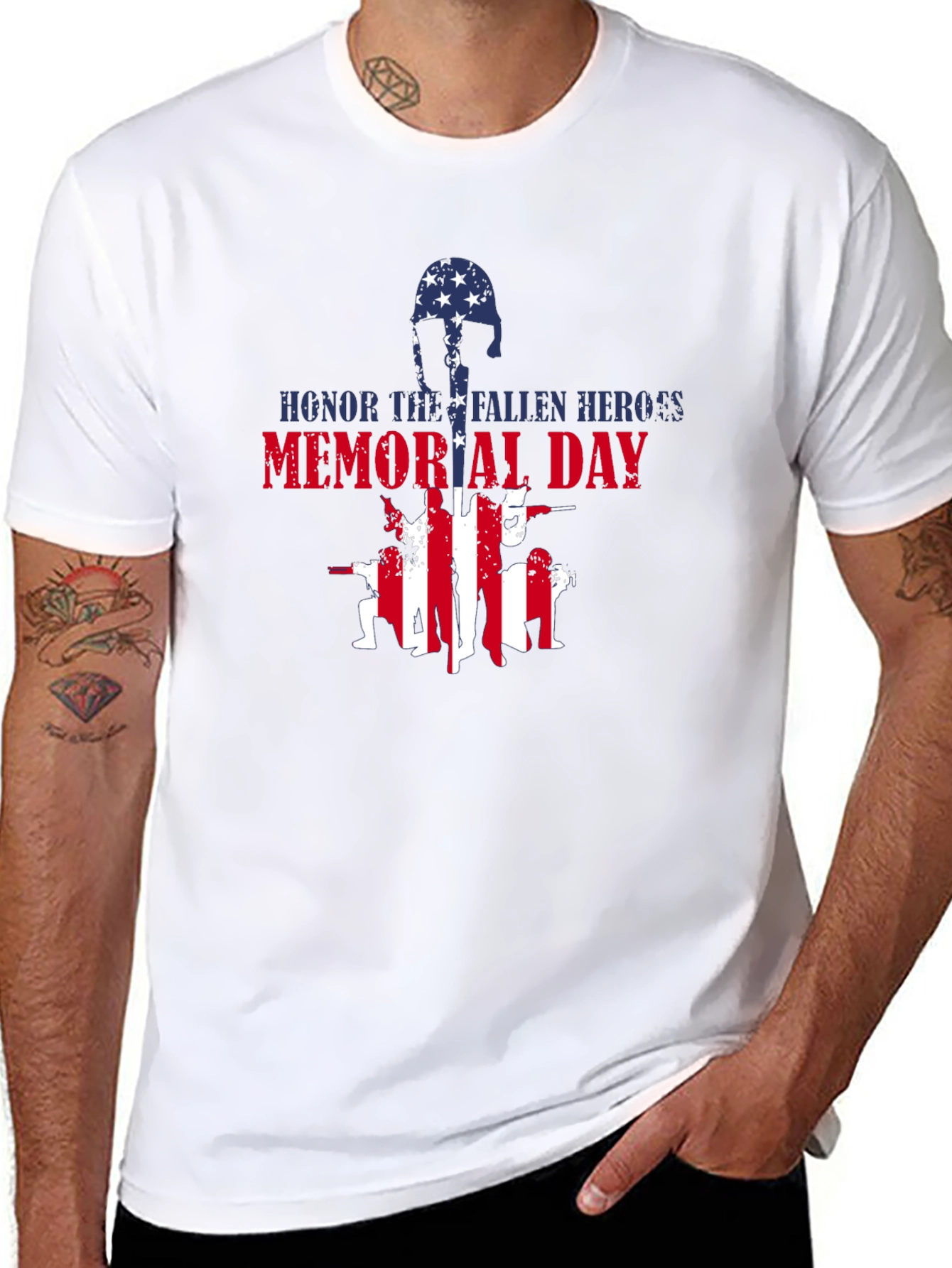 Memorial Day Fallen Heroes Graphic T-Shirt