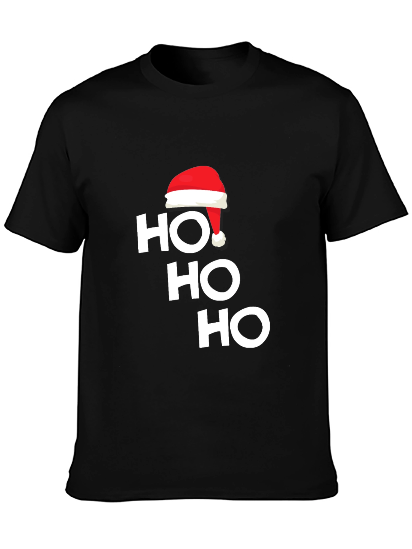 Festive Ho Ho Ho Christmas Holiday T-Shirt