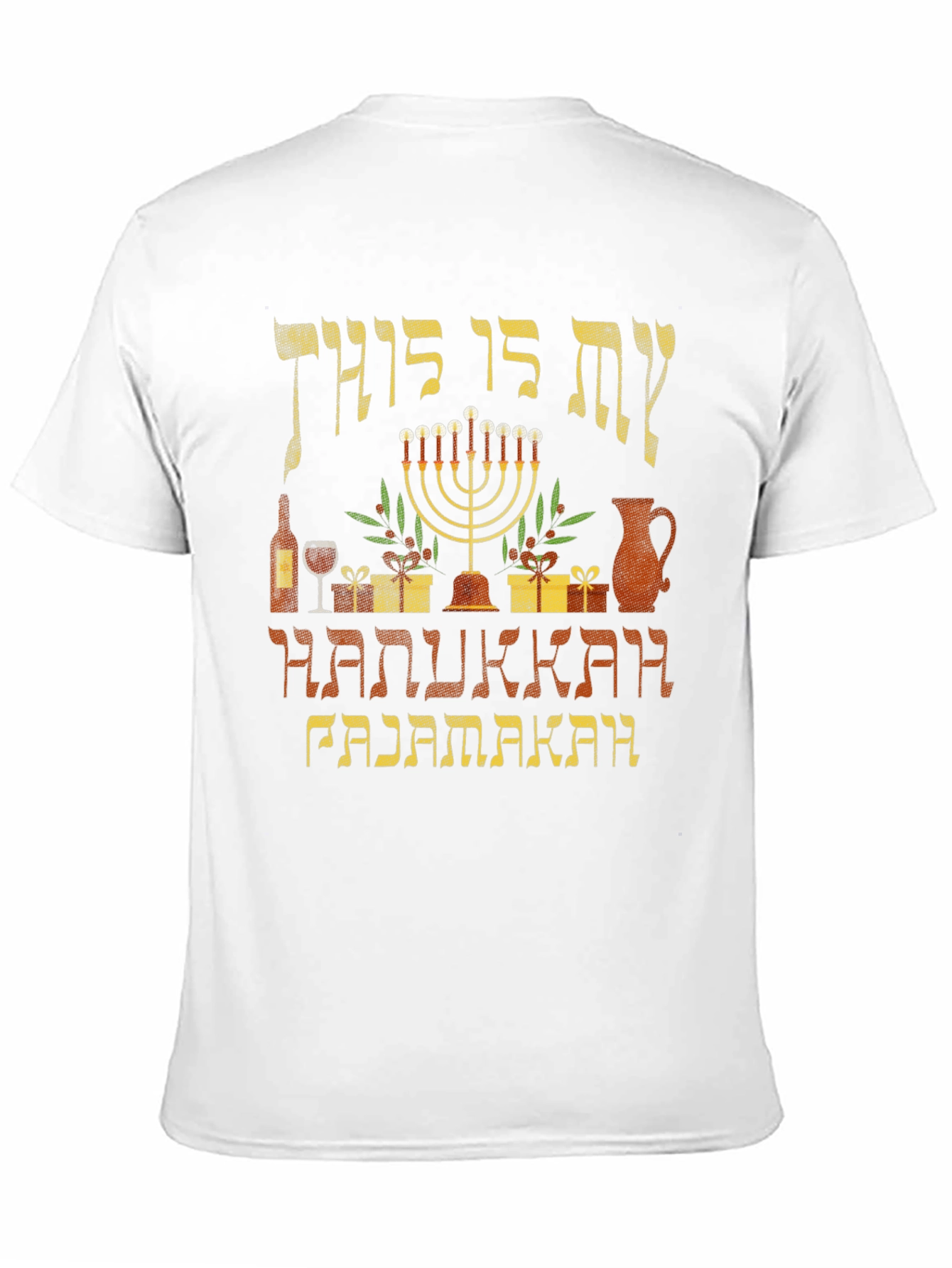 Hanukkah Pajamakah Mens T-Shirt