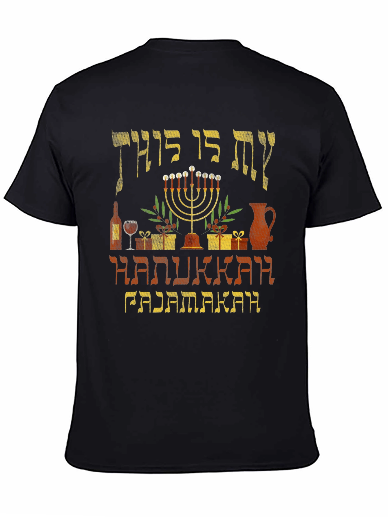 Hanukkah Pajamakah Mens T-Shirt