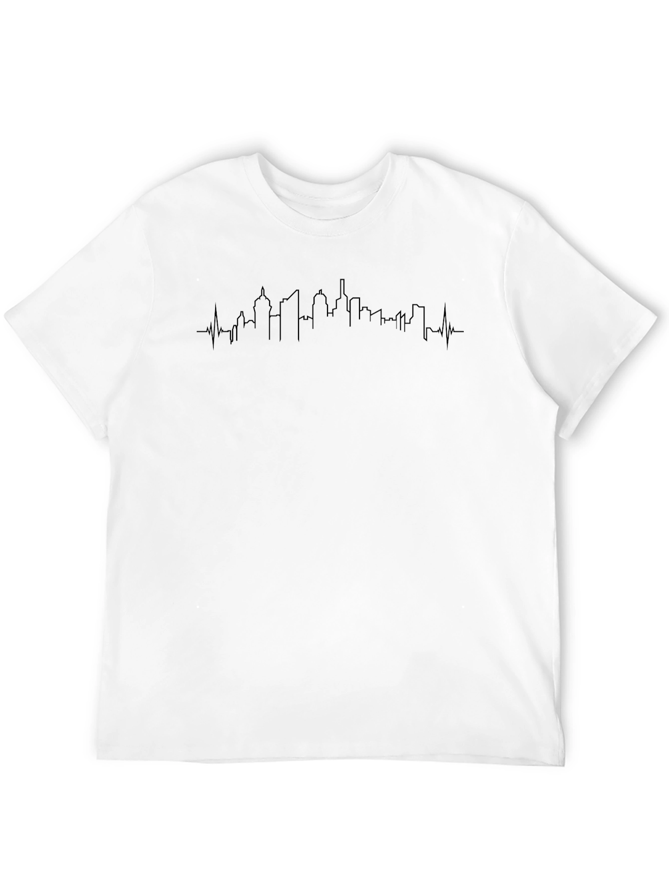 Urban Pulse Graphic Tee - Black