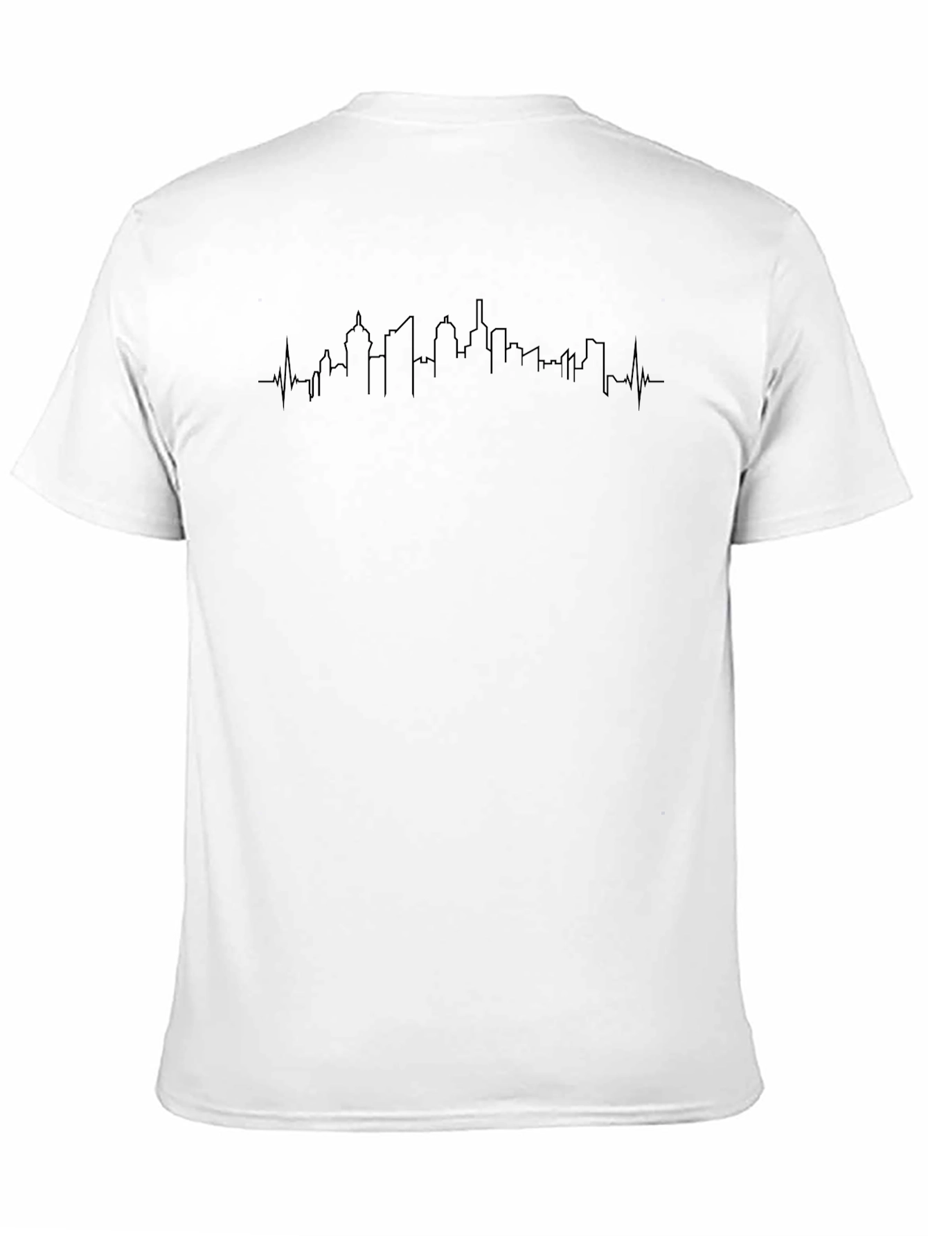 Urban Pulse Graphic Tee - Black
