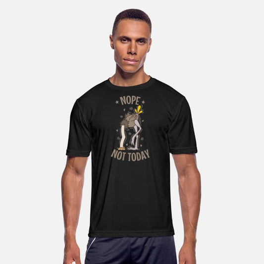 Nope Not Today Ostrich Head in the Sand Ratite